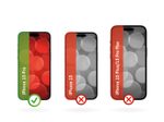 DISPLEX Panzerglas + Schutzhülle für Apple iPhone 15 Pro 