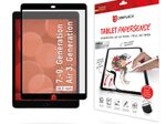 DISPLEX TABLET PAPERSENSE für iPad (7./8./9. Gen.)/Air (3. Gen.), wiederablösbare Schreibfolie und Zeichenfolie mit Paper Feeling