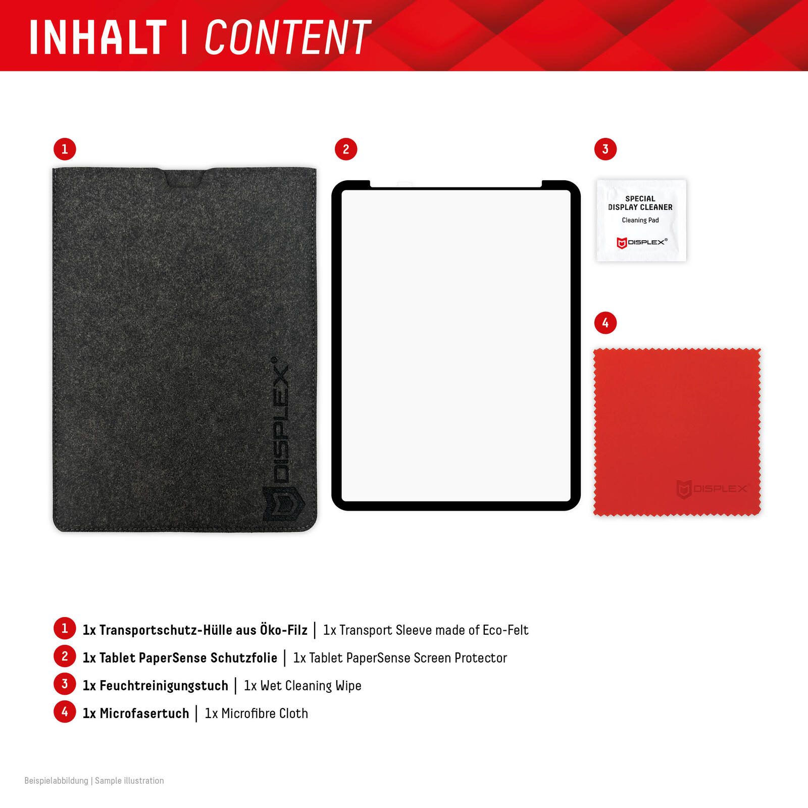 DISPLEX TABLET PAPERSENSE für iPad Pro 12,9'' (3./4./5./6. Gen.)
