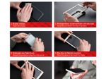 DISPLEX Panzerglas (10H, 2D) für Samsung Galaxy A72, Eco-Montagerahmen, kratzer-resistent
