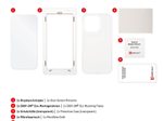 DISPLEX Panzerglas + Schutzhülle für Samsung Galaxy S22+/S23+, Eco-Montagerahmen, kratzer-resistent