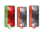 DISPLEX Panzerglas + Schutzhülle für Samsung Galaxy S22+/S23+, Eco-Montagerahmen, kratzer-resistent