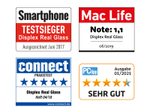 DISPLEX Panzerglas + Schutzhülle für Samsung Galaxy A54 5G, Eco-Montagerahmen, kratzer-resistent