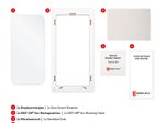 DISPLEX Panzerglas (10H, 2D) für Samsung Galaxy S23 FE, Eco-Montagerahmen, kratzer-resistent