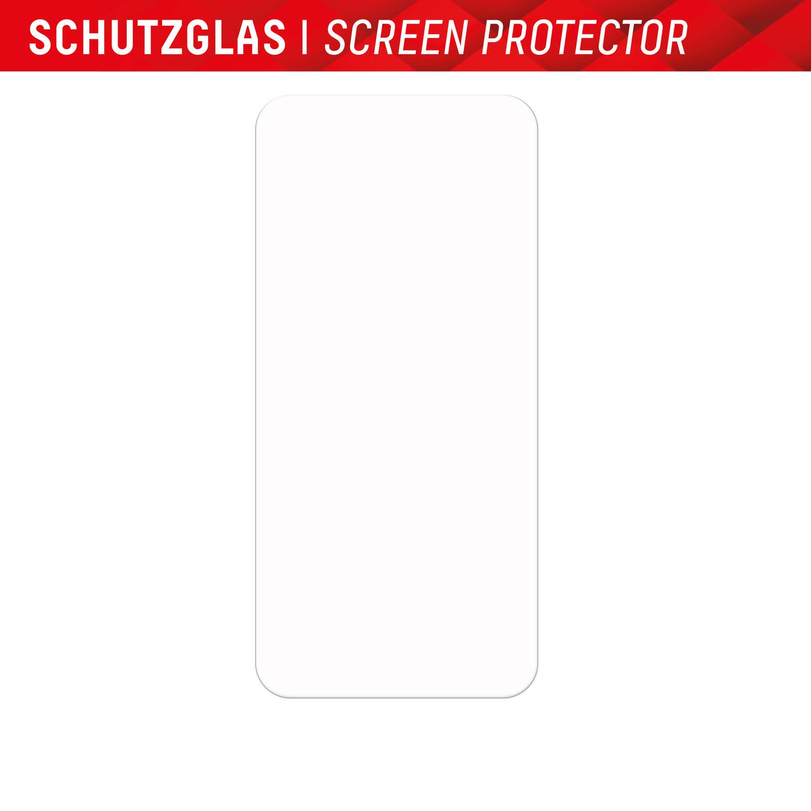 DISPLEX Panzerglas (10H, 2D) für Samsung Galaxy S23 FE, Eco-Montagerahmen, kratzer-resistent