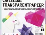 folia Faltblätter transparent 15 x 15 cm mehrfarbig 500 Blatt