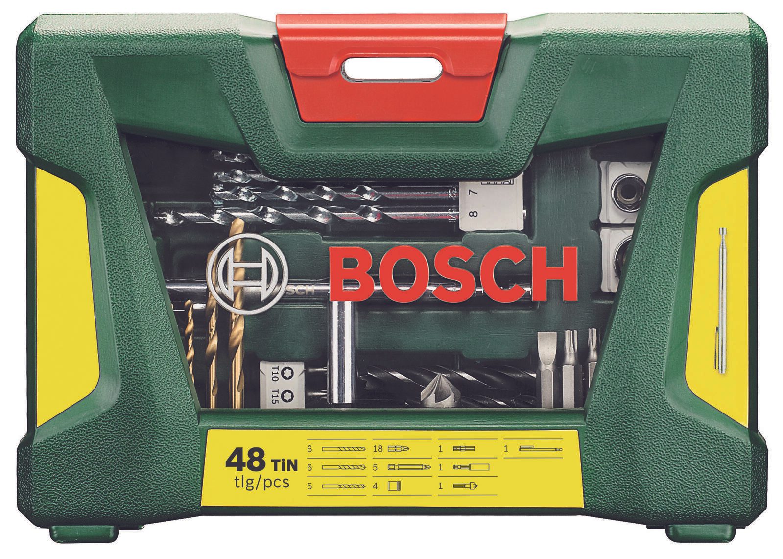 BOSCH Bohrer- und Bit-Set 48-teilig
