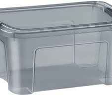 cep Aufbewahrungsbox Shadow 13,0 l - 27,7 x 38,9 x 19,5 cm grau-transparent