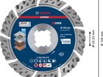 BOSCH Diamant-Trennscheibe 125 mm