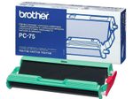 brother PC-75 Thermo-Druckfolie schwarz, 1 Rolle