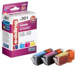 edding Druckerpatronen EDD-301 cyan, magenta, gelb kompatibel zu Canon CLI-526 C/M/Y, 3er-Set