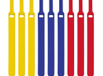 LABEL THE CABLE Klettkabelbinder BASIC STRAPS farbsortiert
