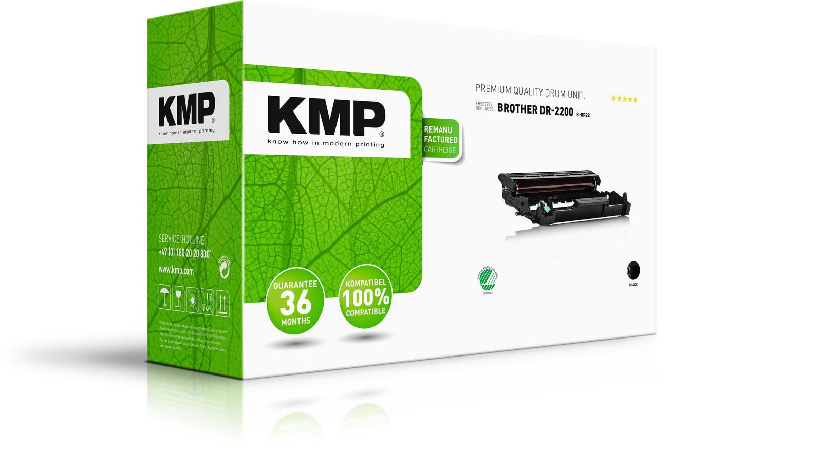KMP Trommel B-D22 schwarz kompatibel zu brother DR-2200