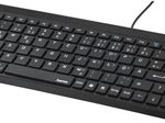Hama Tastatur kabelgebunden Slimline SL720 schwarz