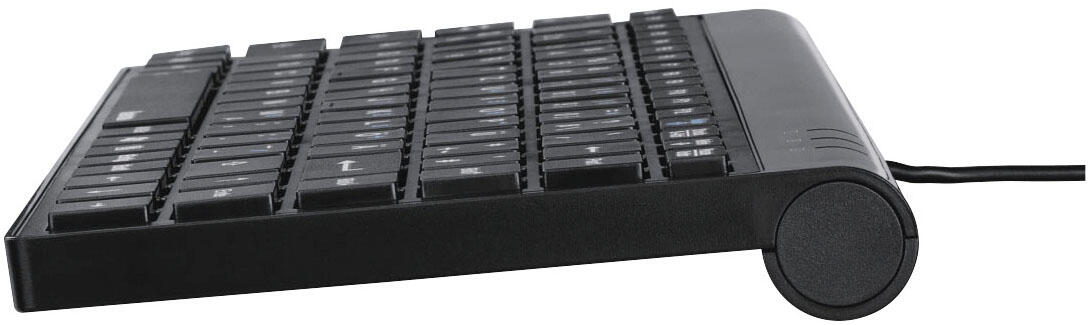 Hama Tastatur kabelgebunden Slimline SL720 schwarz