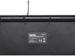 Hama Tastatur kabelgebunden Slimline SL720 schwarz
