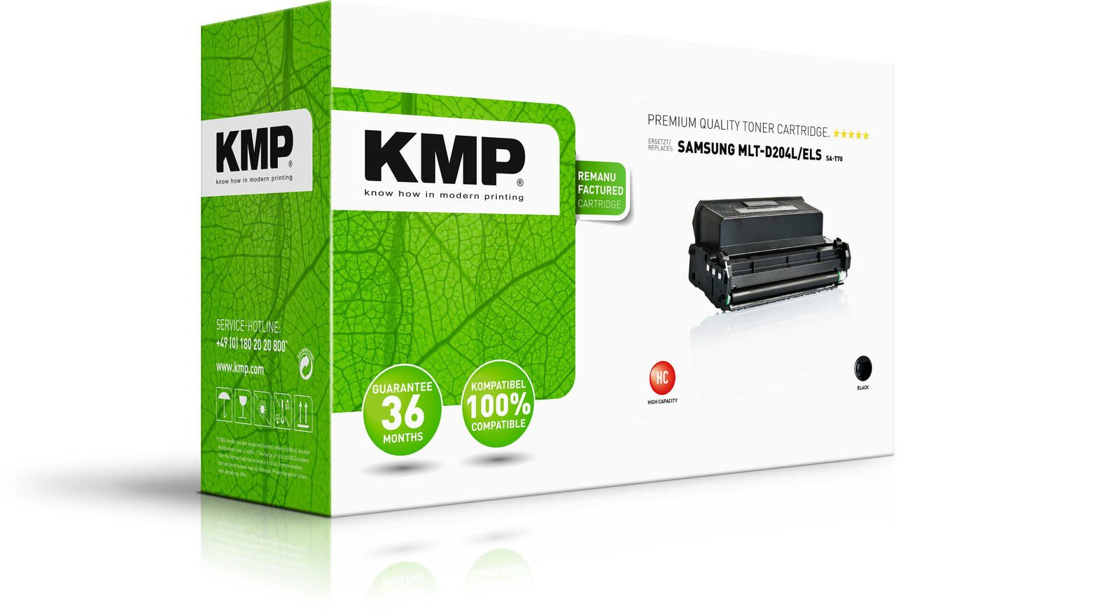 KMP Toner SA-T70 schwarz kompatibel zu SAMSUNG MLT-D204L (SU929A)