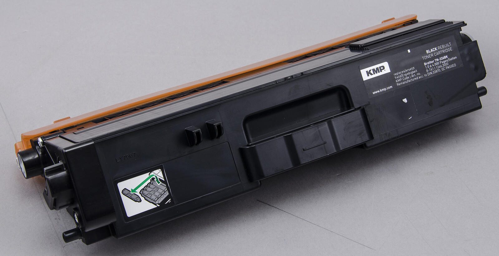 KMP Toner B-T61 schwarz kompatibel zu brother TN-326BK