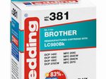 edding Druckerpatrone EDD-381 schwarz kompatibel zu brother LC-980BK