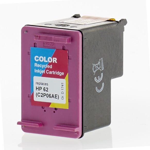 KMP Druckerpatrone H161 color kompatibel zu HP 62 (C2P06AE)