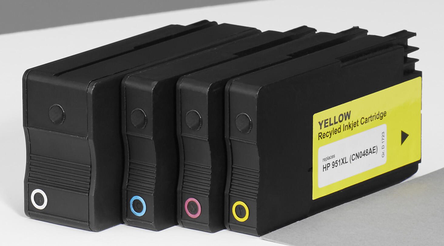 KMP Druckerpatronen H100V schwarz, cyan, magenta, gelb kompatibel zu HP 950XL/951XL (C2P43AE), 4er-Set