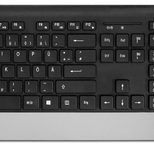 MediaRange MROS105 kabelloses Tastatur-Maus-Set - QWERTZ DE -schwarz