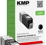 KMP Druckerpatrone C107BX schwarz kompatibel zu Canon PGI-570 XL PGBK