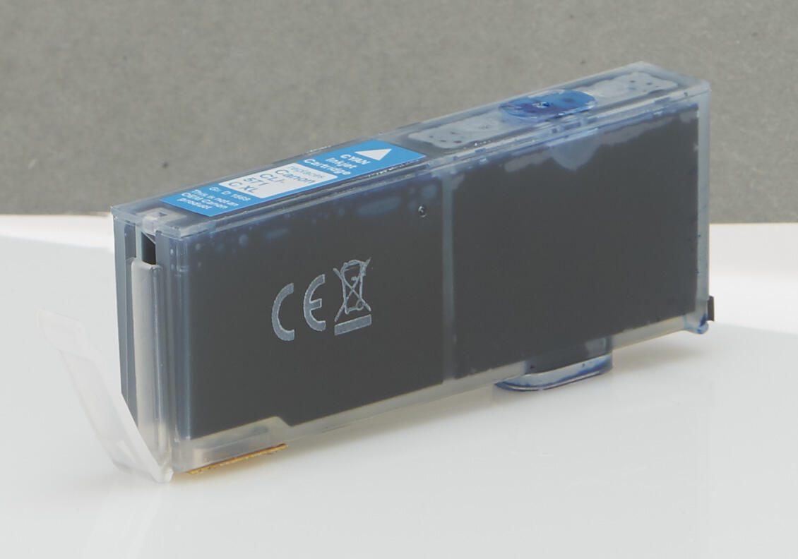 KMP Druckerpatrone C107CX cyan kompatibel zu Canon CLI-571 XL C