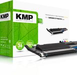 KMP Toner SA-T53V schwarz, cyan, magenta, gelb kompatibel zu SAMSUNG CLT-P406C (SU375A), 4er-Set