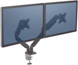 Fellowes Monitor-Halterung Platinum Dual schwarz