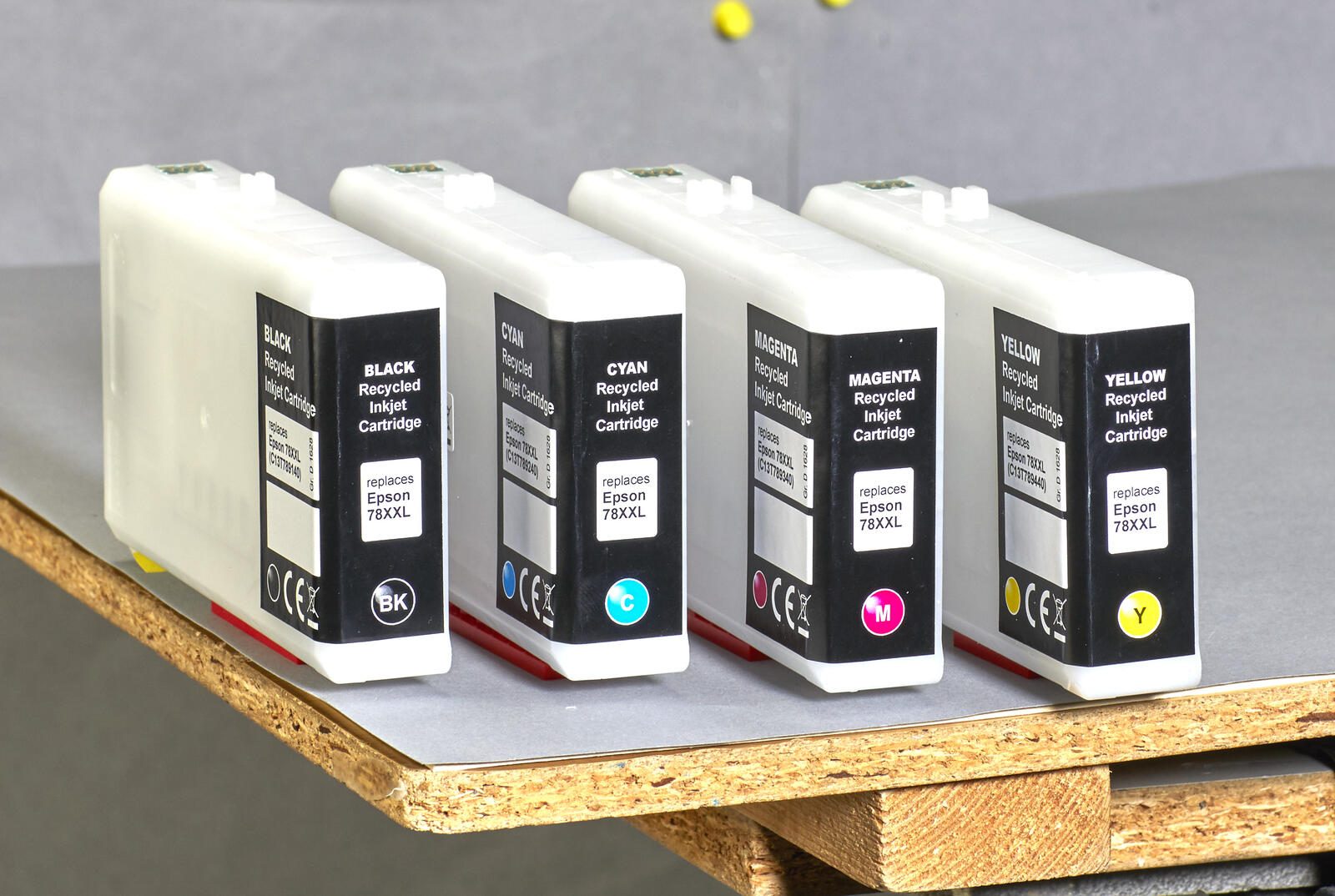 KMP Druckerpatronen E220VXX schwarz, cyan, magenta, gelb kompatibel zu EPSON T7891XXL, 4er-Set