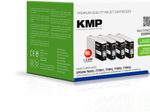 KMP Druckerpatronen E220VXX schwarz, cyan, magenta, gelb kompatibel zu EPSON T7891XXL, 4er-Set