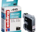 edding Druckerpatrone EDD-445 schwarz kompatibel zu brother LC-123BK