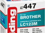 edding Druckerpatrone EDD-447 magenta kompatibel zu brother LC-123M