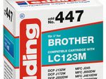 edding Druckerpatrone EDD-447 magenta kompatibel zu brother LC-123M