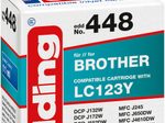 edding Druckerpatrone EDD-448 gelb kompatibel zu brother LC-123Y