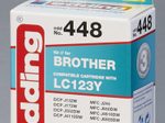 edding Druckerpatrone EDD-448 gelb kompatibel zu brother LC-123Y