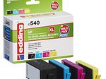edding Druckerpatronen EDD-540 schwarz, cyan, magenta, gelb kompatibel zu HP 934XL + 935XL (X4E14AE), 4er-Set