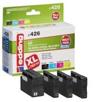 edding Druckerpatronen EDD-426 schwarz, cyan, magenta, gelb kompatibel zu HP 932XL + 933XL (C2P42AE), 4er-Set