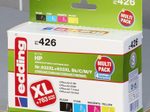 edding Druckerpatronen EDD-426 schwarz, cyan, magenta, gelb kompatibel zu HP 932XL + 933XL (C2P42AE), 4er-Set
