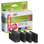 edding Druckerpatronen EDD-427 schwarz, cyan, magenta, gelb kompatibel zu HP 950XL + 951XL (C2P43AE), 4er-Set