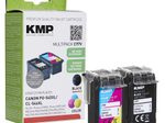 KMP Druckerpatrone C97V schwarz, color Druckköpfe kompatibel zu Canon PG-545XL + CL-546XL, 2er-Set