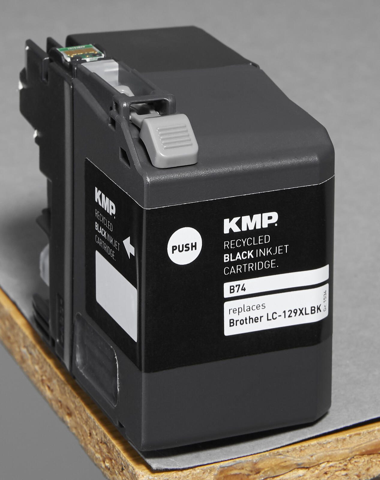 KMP Druckerpatrone B74 schwarz kompatibel zu brother LC-129XLBK