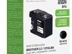 KMP Druckerpatrone B74 schwarz kompatibel zu brother LC-129XLBK