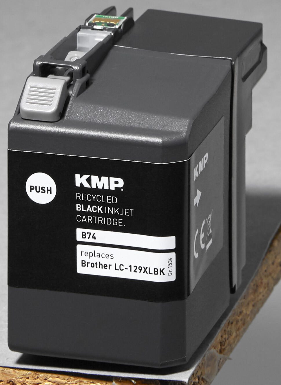 KMP Druckerpatrone B74 schwarz kompatibel zu brother LC-129XLBK