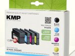 KMP Druckerpatronen H166VX schwarz, cyan, magenta, gelb kompatibel zu HP 953XL (3HZ52AE), 4er-Set