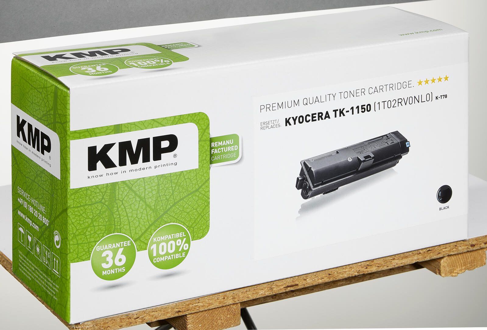 KMP Toner K-T78 schwarz kompatibel zu KYOCERA TK-1150