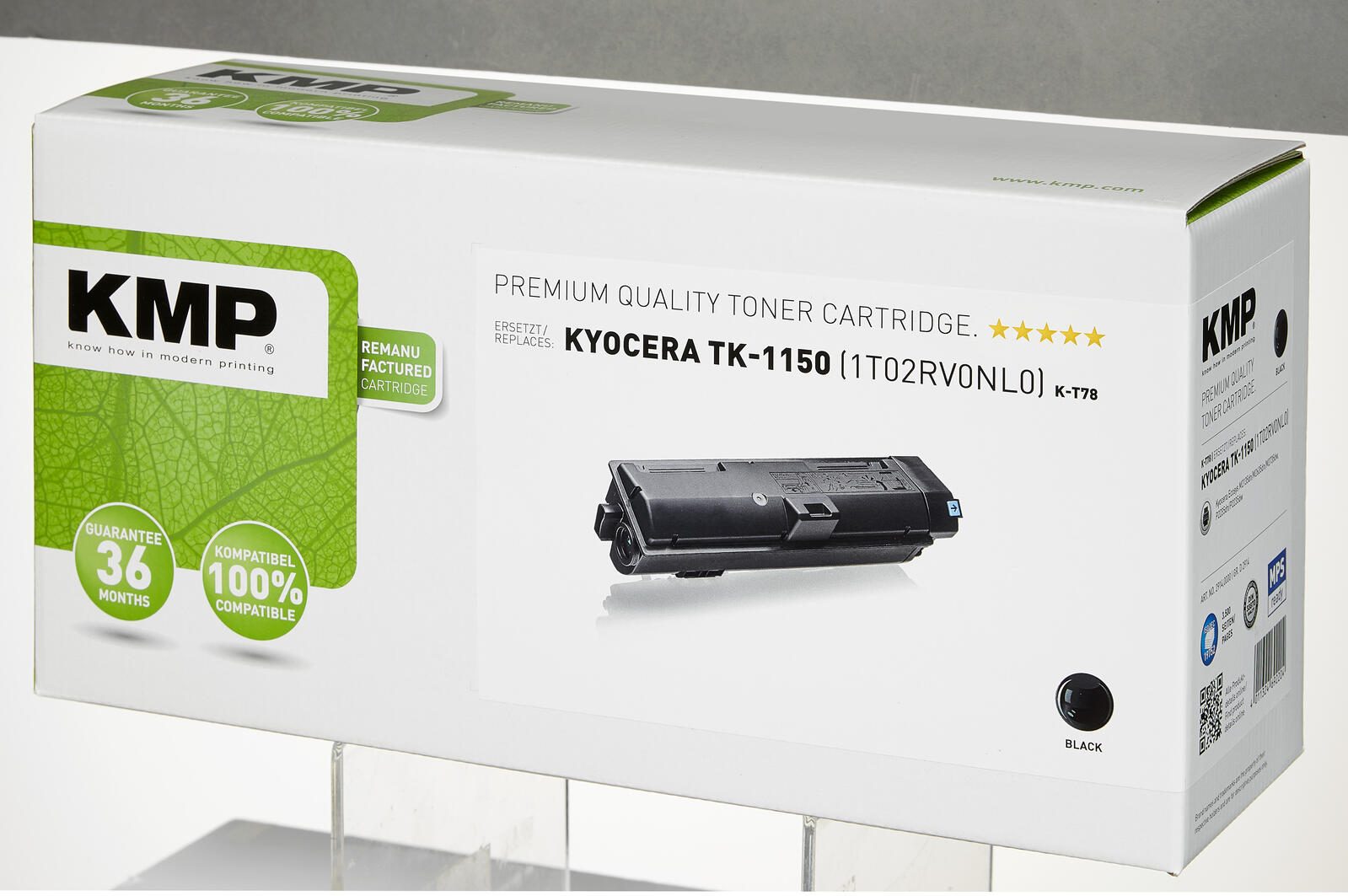 KMP Toner K-T78 schwarz kompatibel zu KYOCERA TK-1150