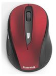 Hama MW-400 Maus kabellos rot, schwarz