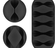 goobay Kabelclips schwarz